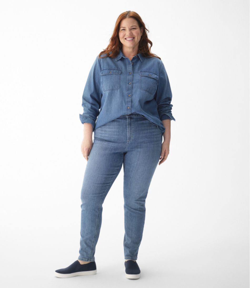 Women's L.L. Bean Heritage Washed Denim Shirt, Long-Sleeve L.L.Bean Essential