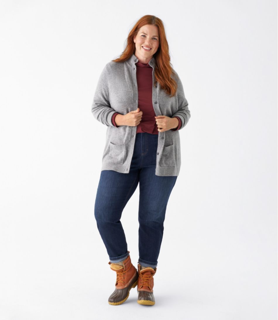 Women's Classic Cashmere Button-Front Cardigan L.L.Bean Top Pick