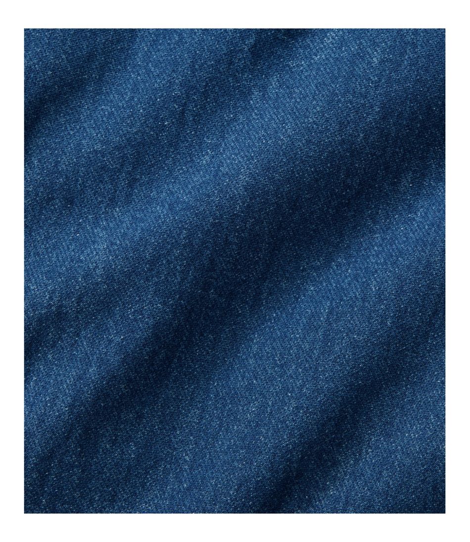 Women's Perfect Fit Pants, Denim Straight-Leg Fleece-Backed L.L.Bean Value