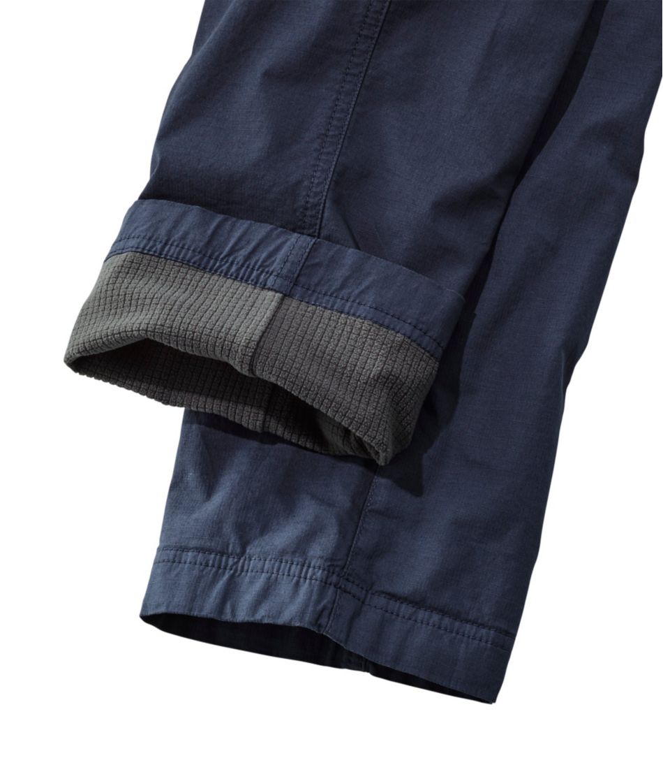 Women's Stretch Ripstop Pull-On Pants, Slim-Leg Fleece-Lined L.L.Bean Trending