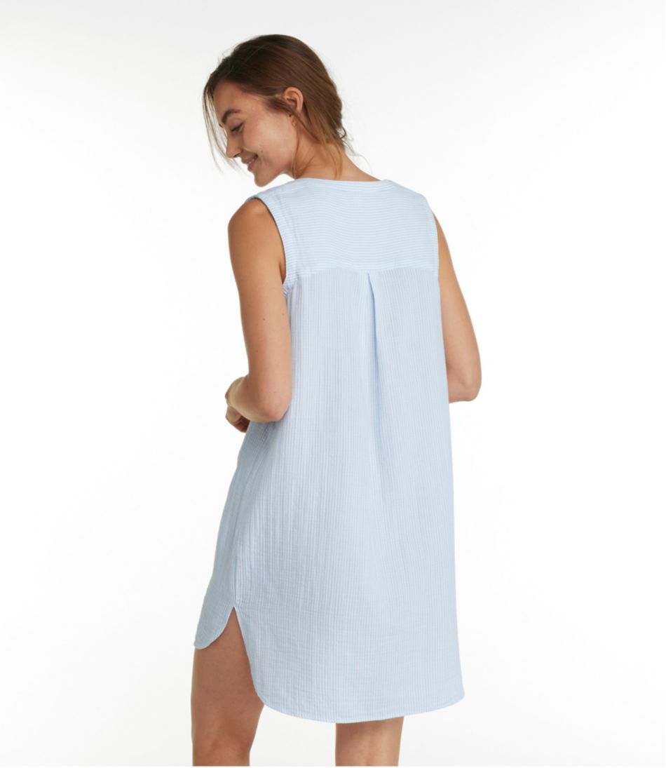 Women's Cloud Gauze Cover-Up Dress, Stripe L.L.Bean Premium