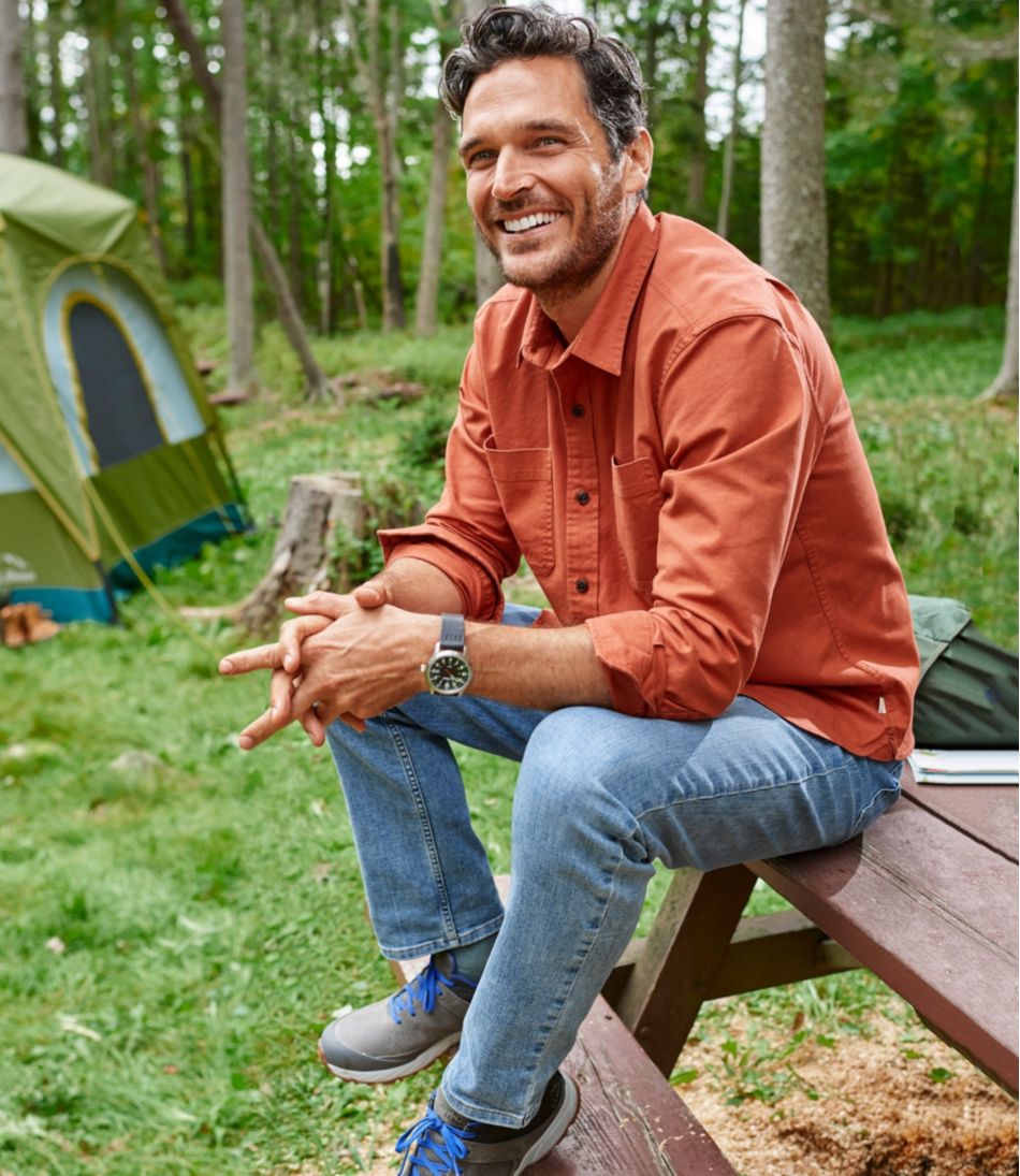 Men's BeanFlex® Twill Shirt, Traditional Untucked Fit, Long-Sleeve L.L.Bean Classic