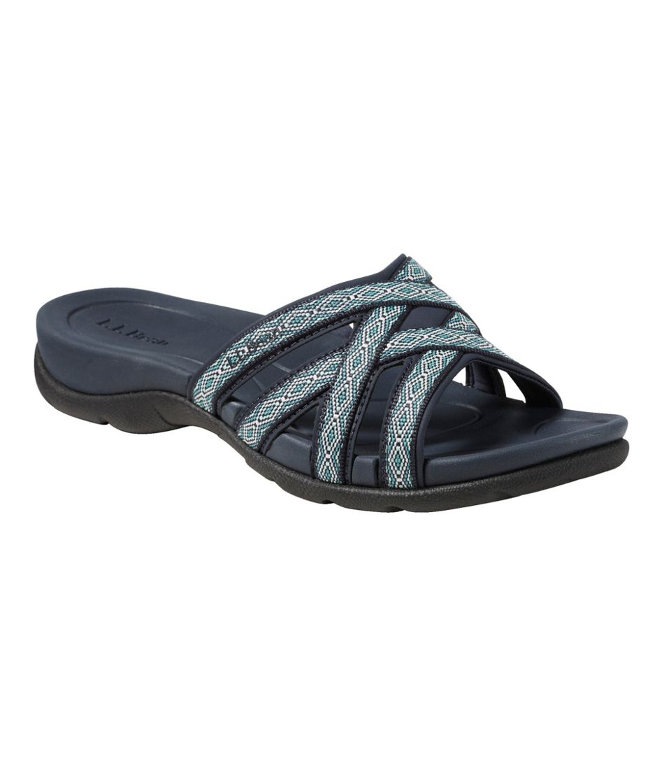 Women's Boothbay Slide Sandals, Print L.L.Bean Everyday