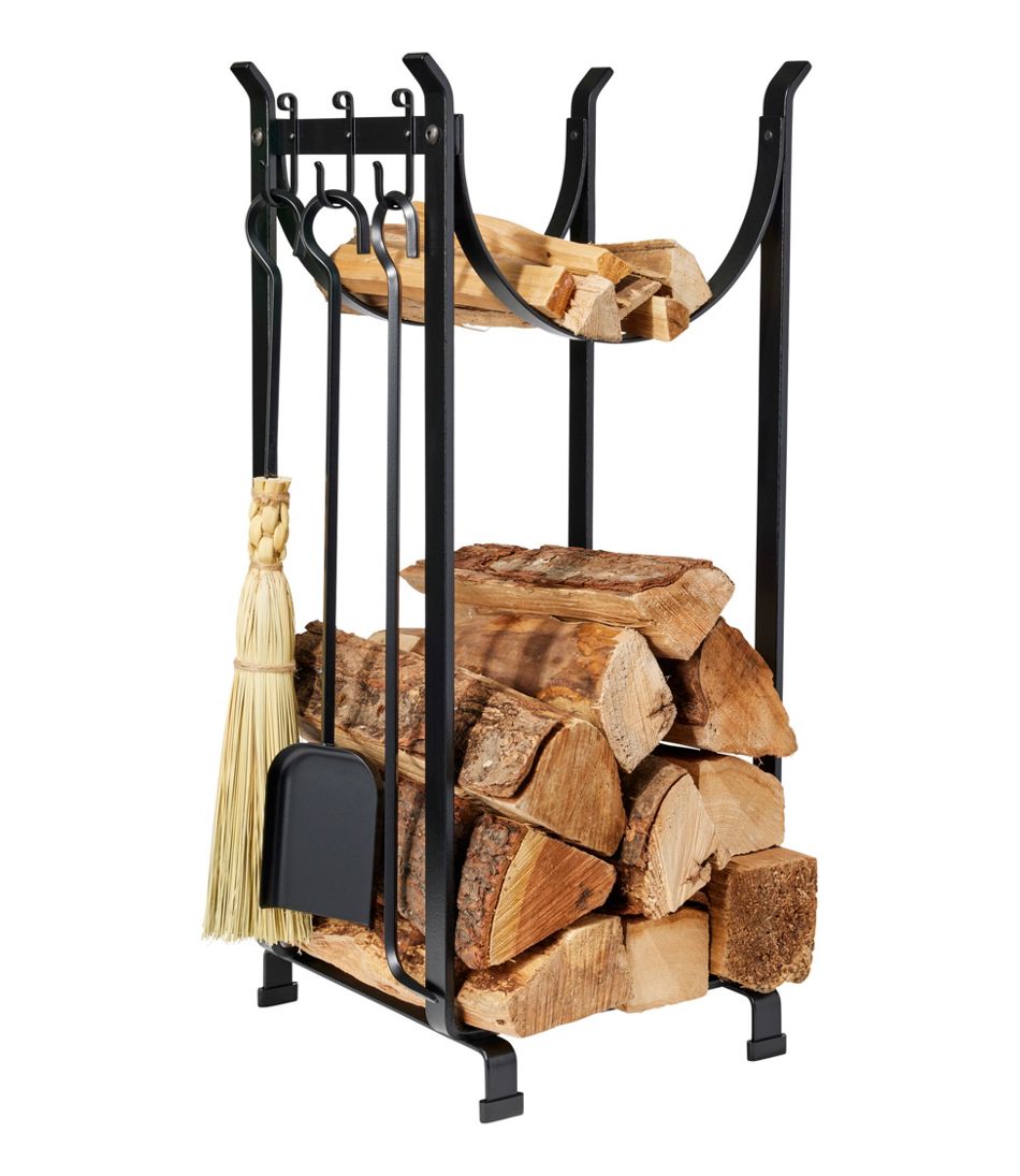 Hearthside Wood Rack With Tools L.L.Bean Essential