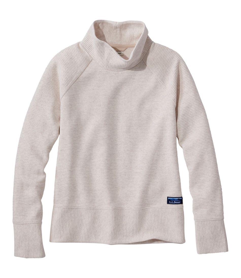 Women's Lakewashed Double-Knit Funnelneck L.L.Bean Premium