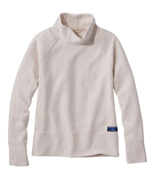Women's Lakewashed Double-Knit Funnelneck L.L.Bean Premium