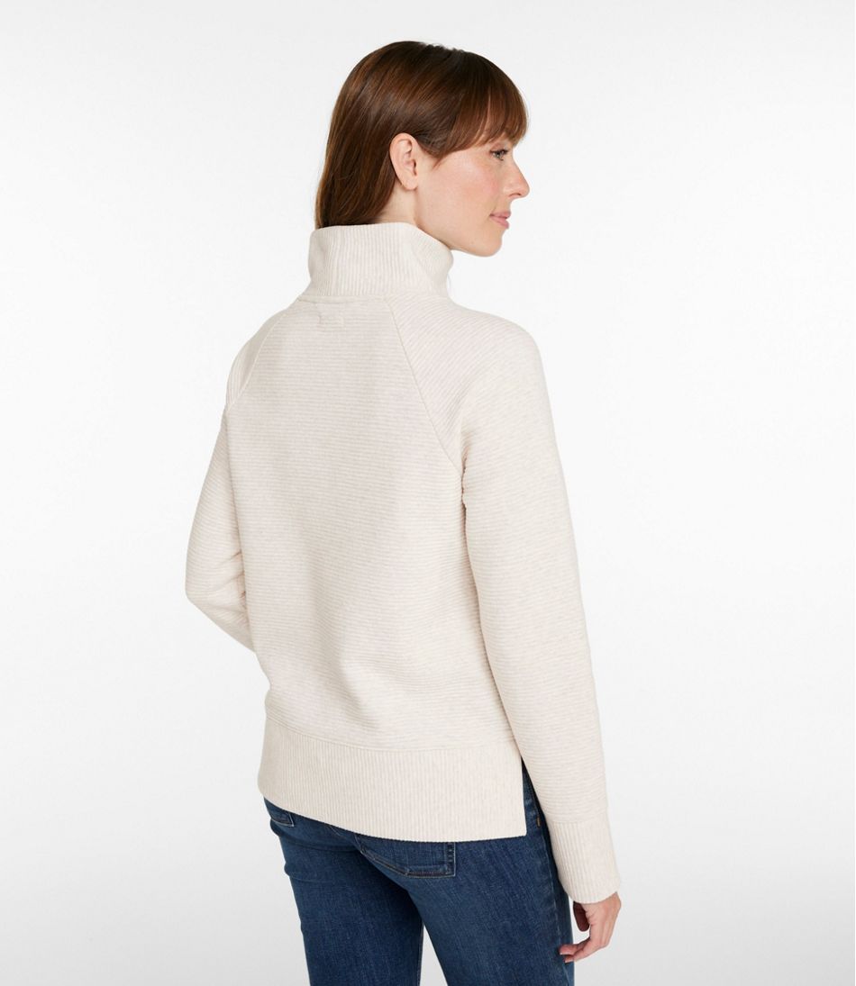 Women's Lakewashed Double-Knit Funnelneck L.L.Bean Premium