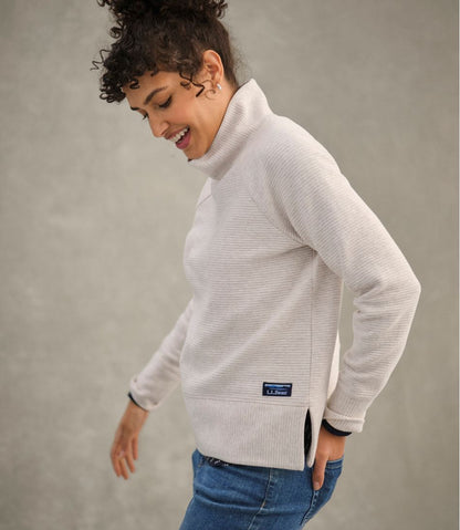 Women's Lakewashed Double-Knit Funnelneck L.L.Bean Premium