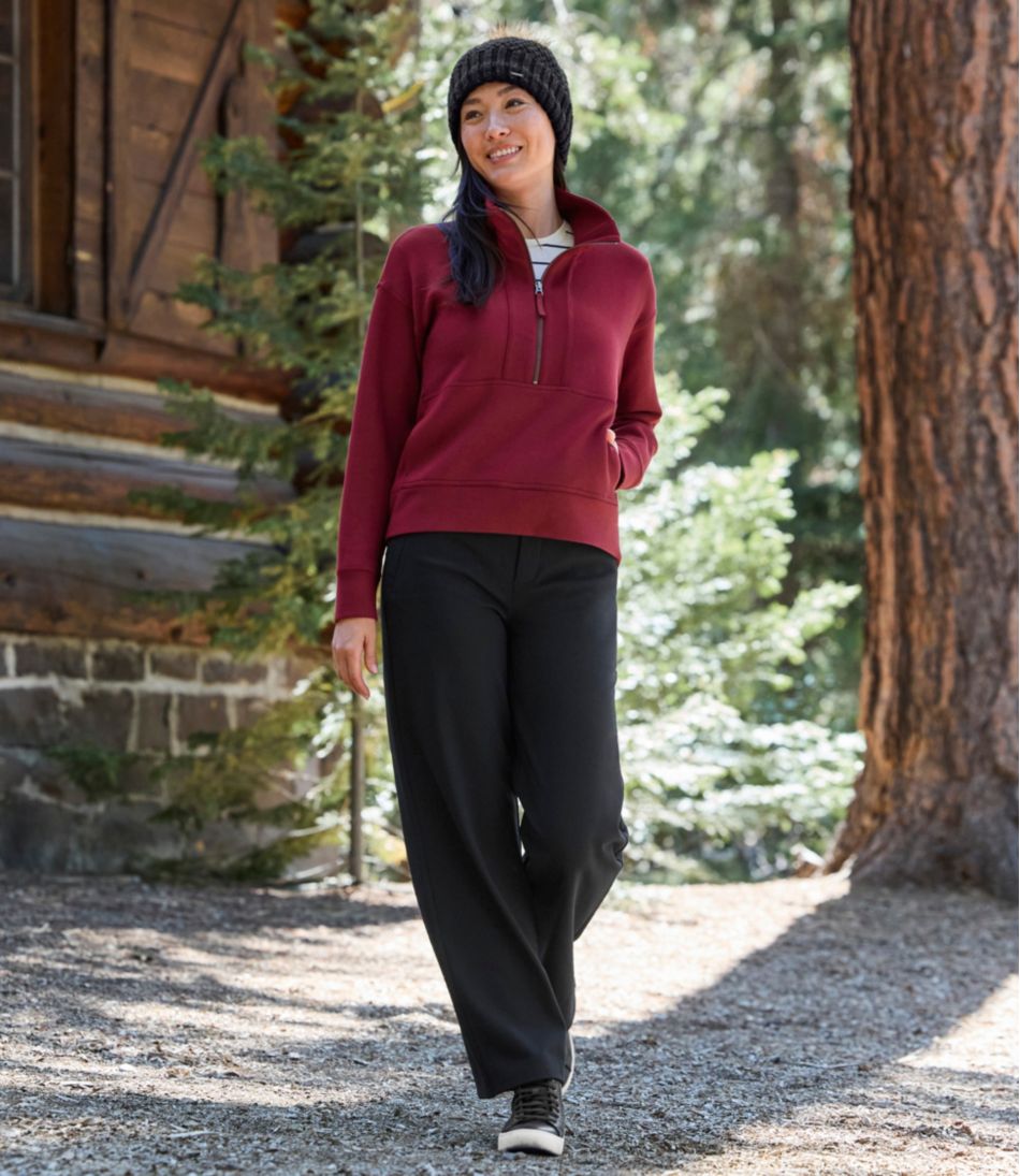 Women's L.L.Bean CloudSoft Top, Half-Zip Pullover L.L.Bean New