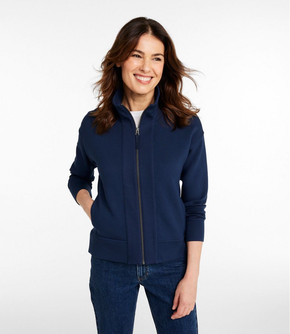 Women's L.L.Bean CloudSoft Top, Full-Zip L.L.Bean Popular