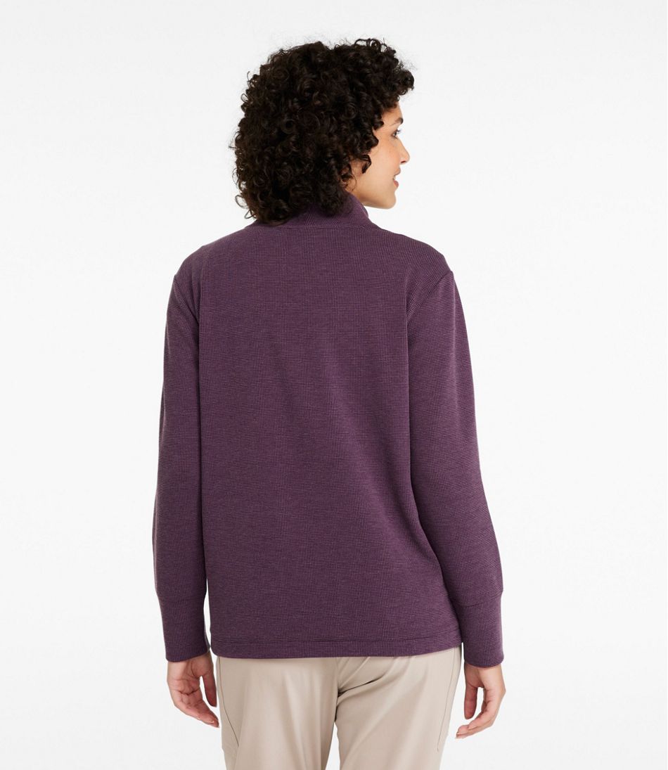 Women's Mountainside Micro Waffle Pullover L.L.Bean Classic