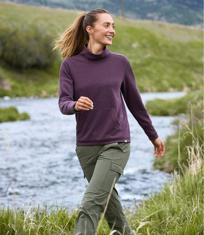 Women's Mountainside Micro Waffle Pullover L.L.Bean Classic