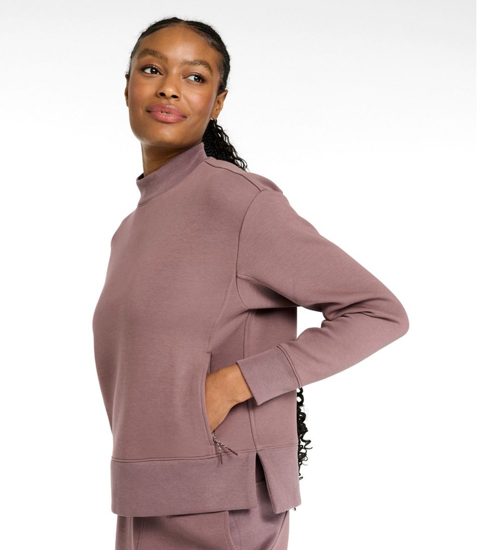 Women's Multisport Mockneck Pullover Sweatshirt L.L.Bean Essential