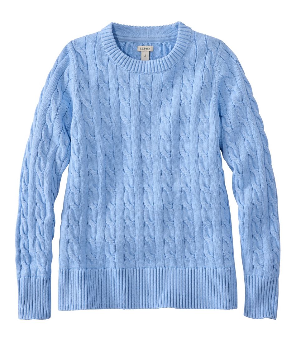 Women's The Original Double L® Sweater, Cable Crewneck L.L.Bean Everyday