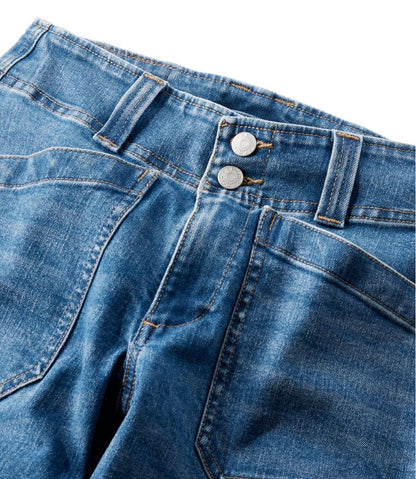 Women's 1912 Field Denim Pants, Mid-Rise Ankle Utility L.L.Bean Premium