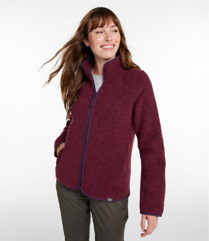 Women's All Season Wool Fleece Full-Zip Jacket L.L.Bean Best Seller