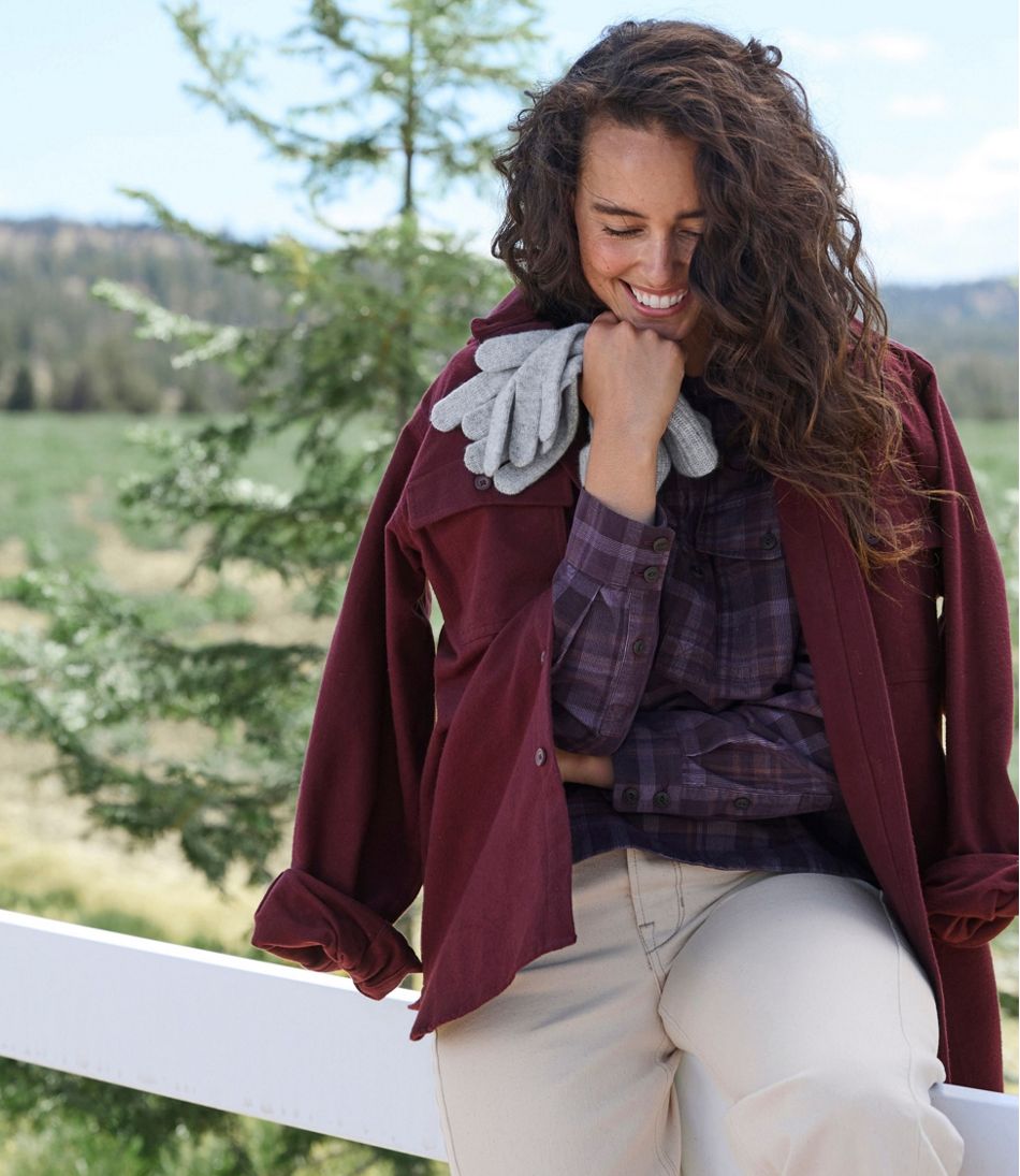 Women's Sunwashed Corduroy Shirt L.L.Bean Top Pick