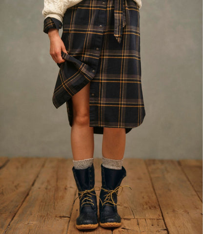 Women's Signature Camp Flannel Midi Dress L.L.Bean Everyday