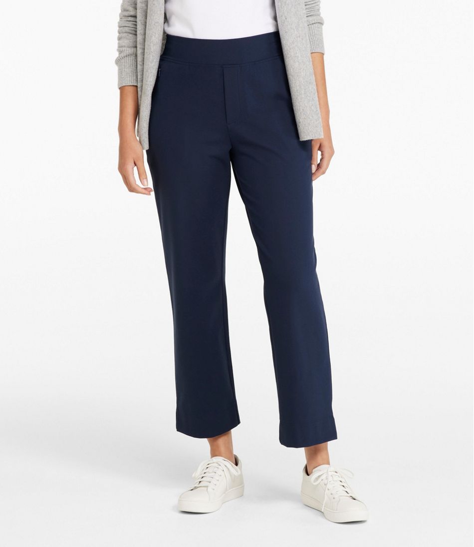 Women's Go-Anywhere Pants, High-Rise Straight-Leg Ankle L.L.Bean Premium