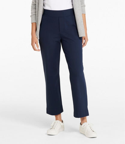 Women's Go-Anywhere Pants, High-Rise Straight-Leg Ankle L.L.Bean Premium