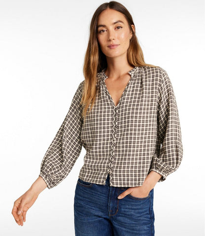Women's Signature Portland Popover Shirt L.L.Bean New