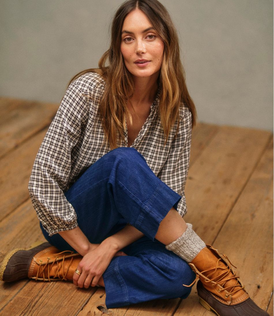 Women's Signature Portland Popover Shirt L.L.Bean New