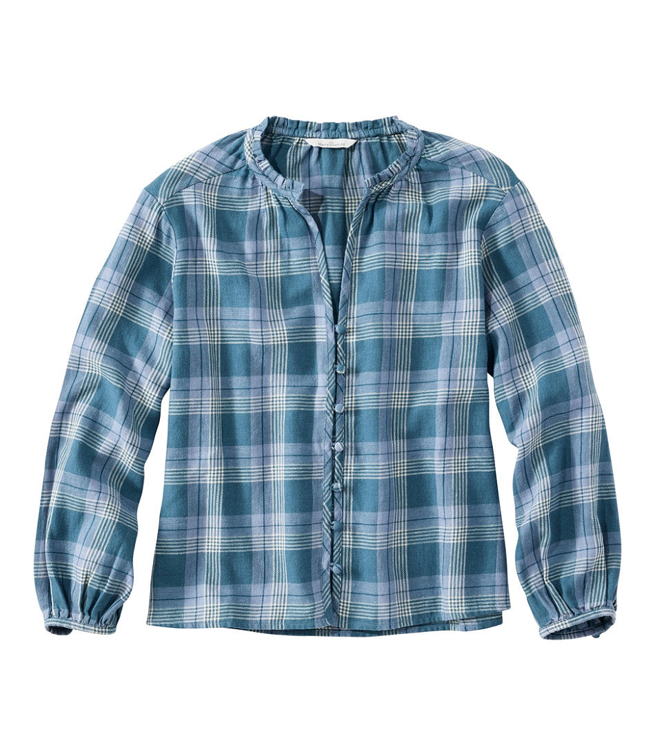 Indigo Plaid,X-Small