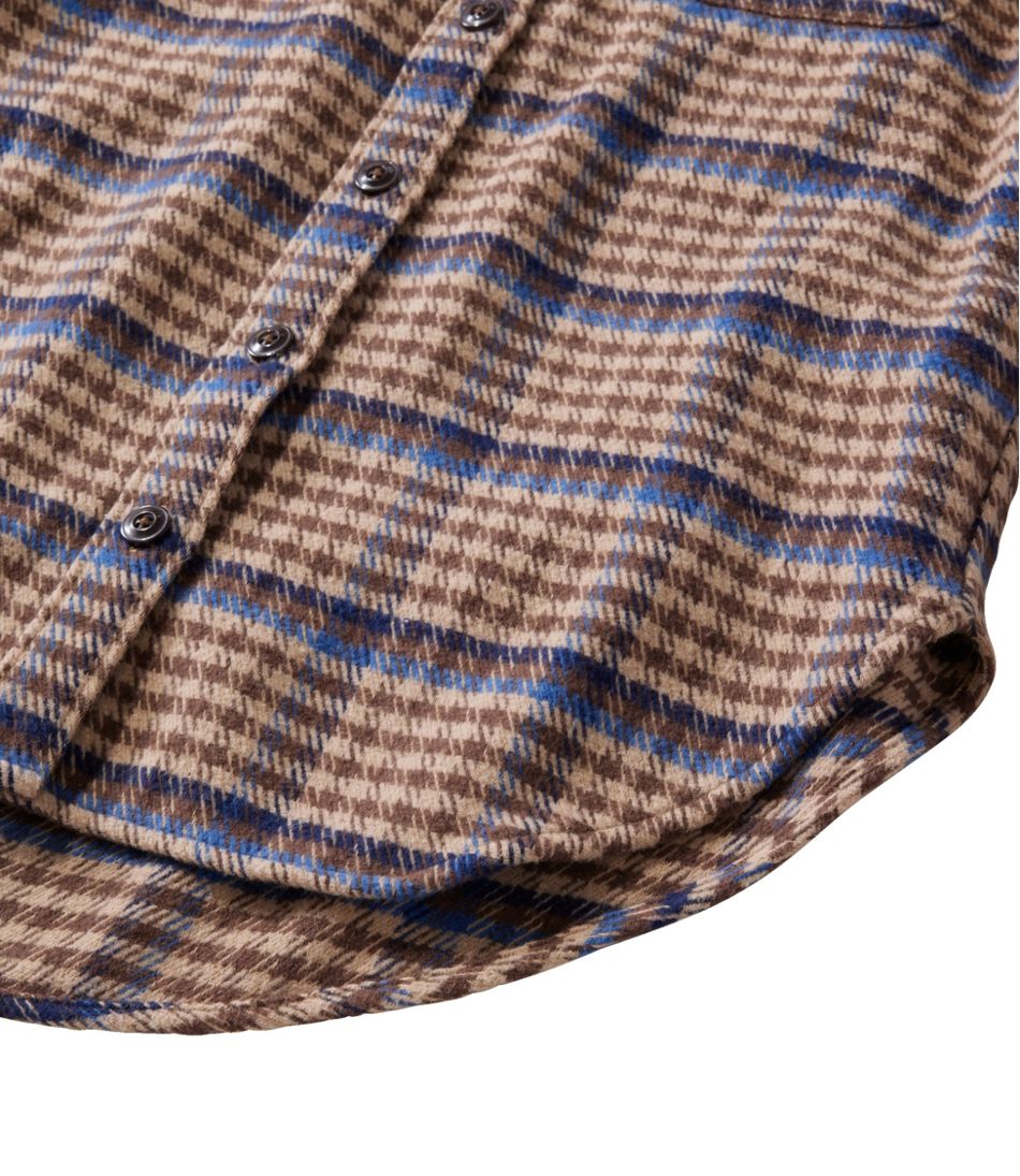 Women's Signature 1933 Collarless Chamois Tunic, Plaid L.L.Bean Featured