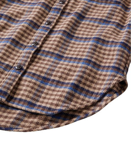 Women's Signature 1933 Collarless Chamois Tunic, Plaid L.L.Bean Featured