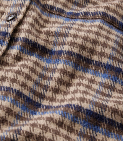 Women's Signature 1933 Collarless Chamois Tunic, Plaid L.L.Bean Featured