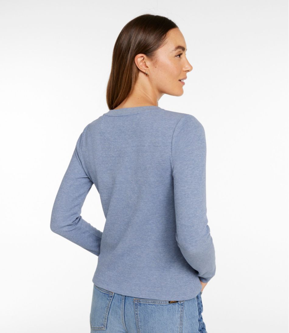 Women's Signature Premium Thermal Tops, Long-Sleeve Henley Shirt L.L.Bean Trending