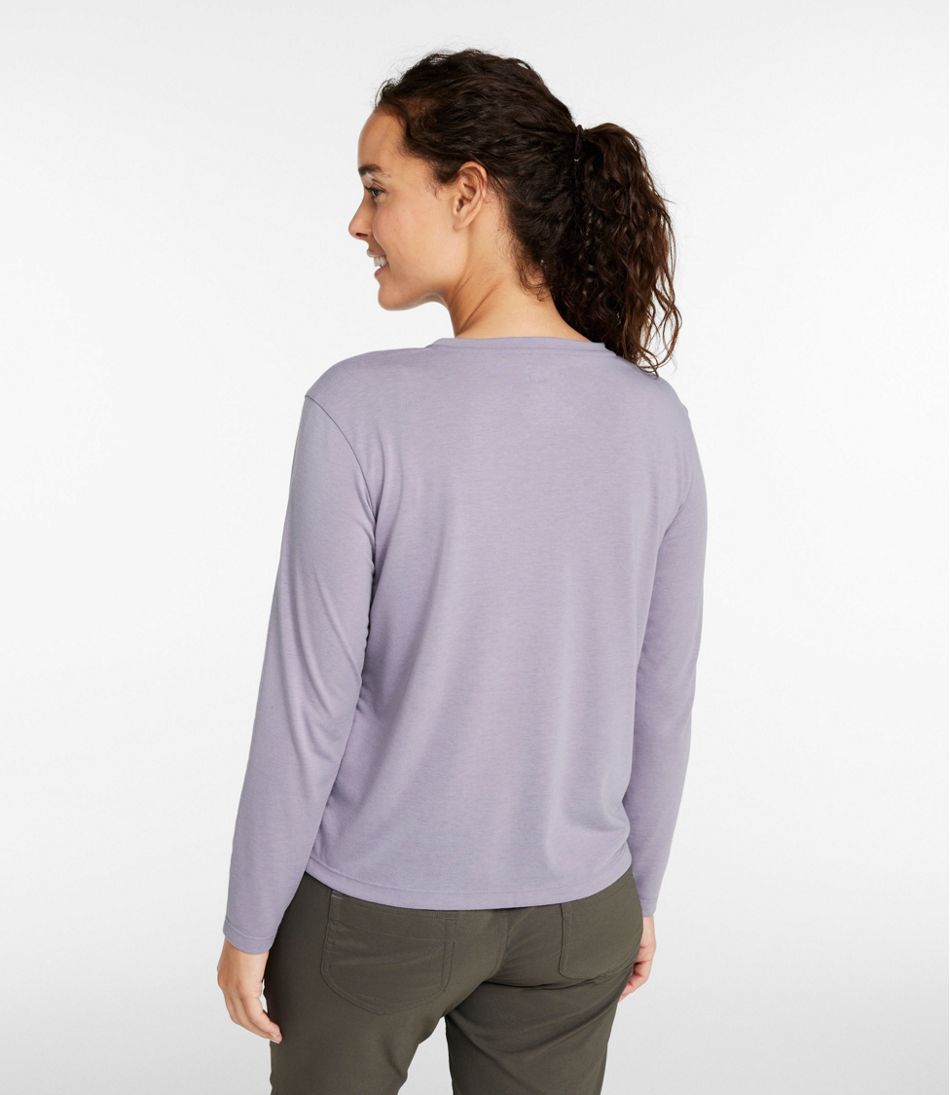 Women's Vista Camp V-Neck Pocket Tee, Long-Sleeve L.L.Bean Classic