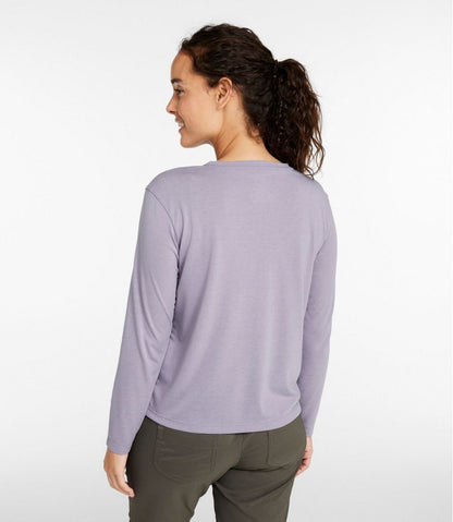 Women's Vista Camp V-Neck Pocket Tee, Long-Sleeve L.L.Bean Classic