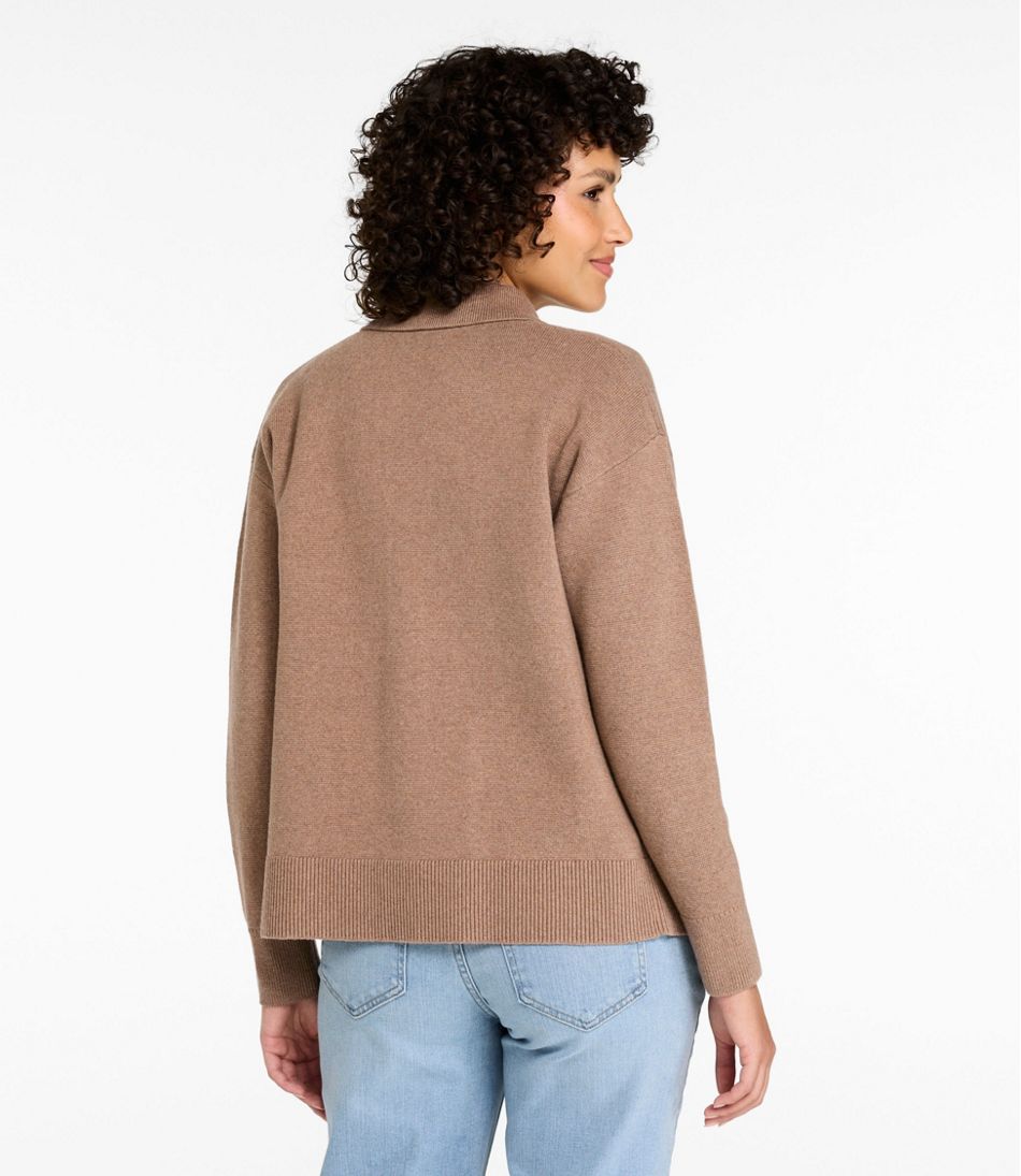 Women's Wicked Soft Cotton/Cashmere Cardigan L.L.Bean Everyday