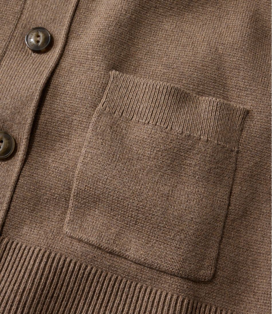Women's Wicked Soft Cotton/Cashmere Cardigan L.L.Bean Everyday
