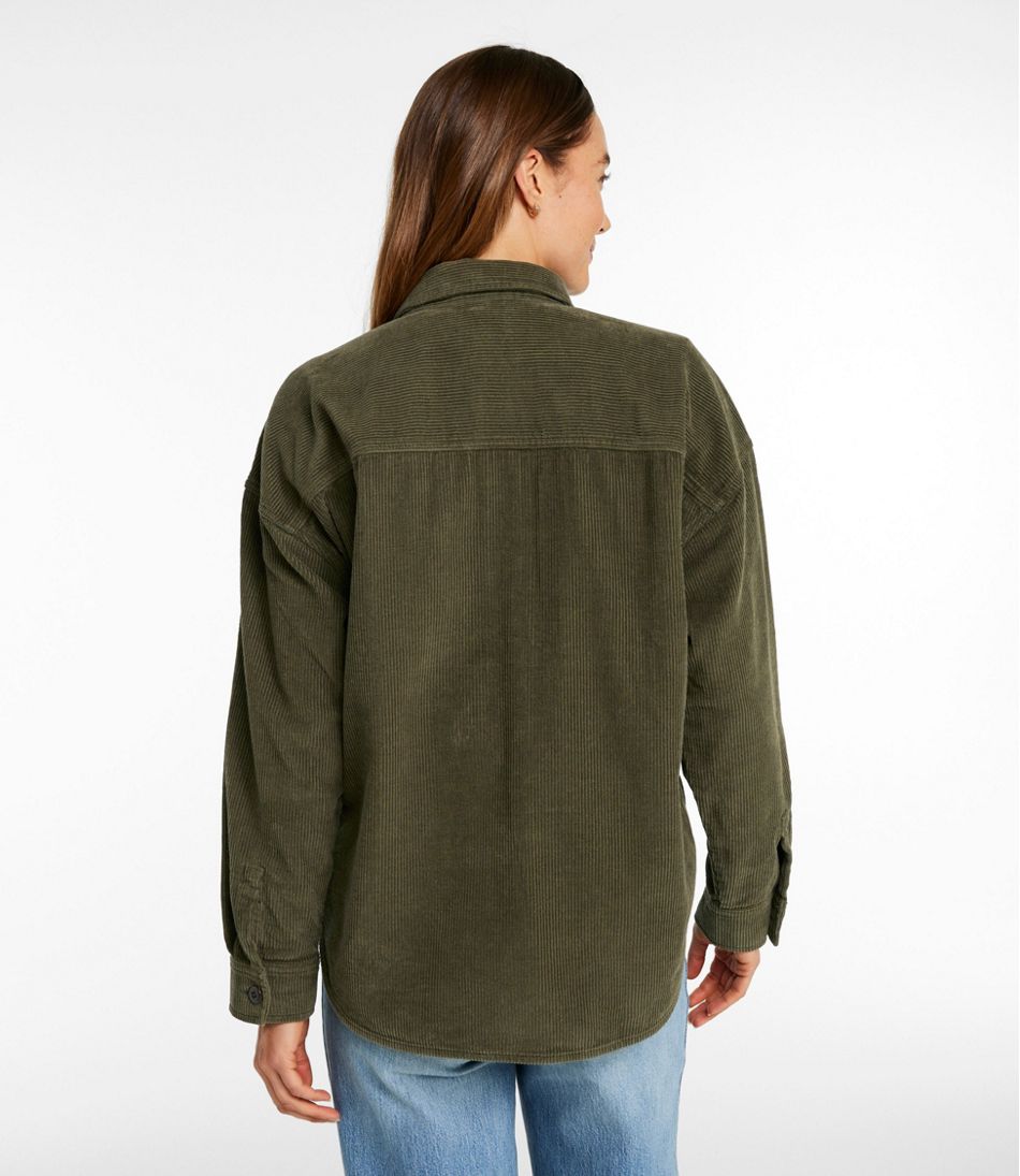 Women's Signature Corduroy Shirt Jac L.L.Bean New