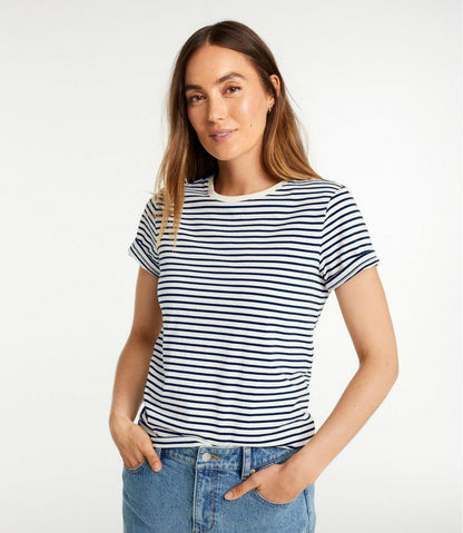 Women's Signature Premium Essential Tee, Short-Sleeve Novelty L.L.Bean Featured