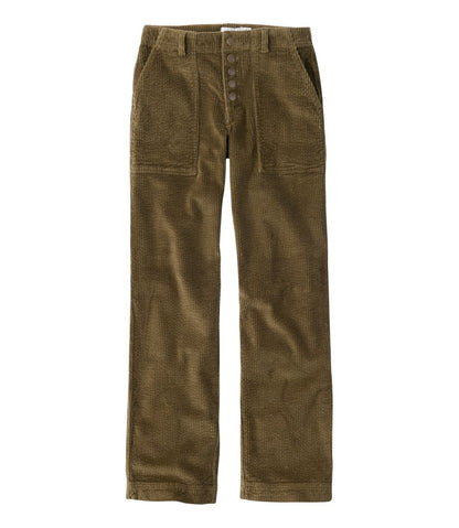 Women's Signature Utility Corduroy Pants, Mid-Rise Straight-Leg L.L.Bean Popular