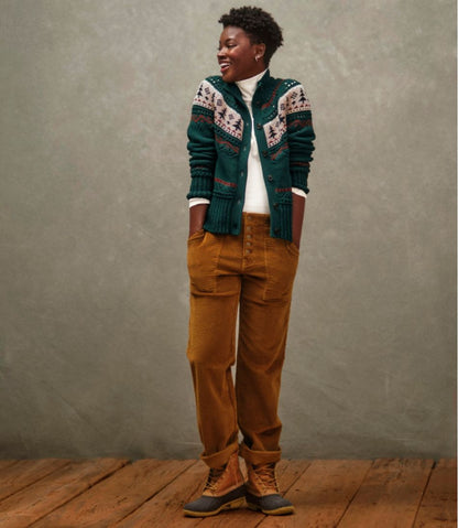 Women's Signature Utility Corduroy Pants, Mid-Rise Straight-Leg L.L.Bean Popular