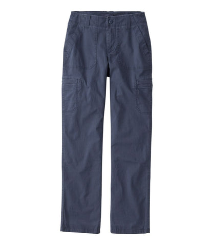 Women's 207 Vintage Cotton Canvas Pants, Mid-Rise Straight-Leg Cargo Lined L.L.Bean Trending