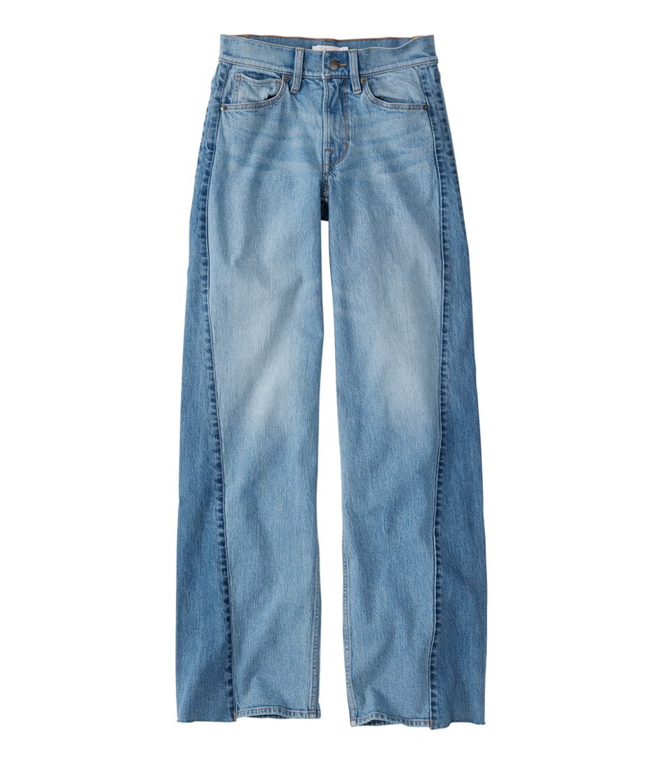 Women's Signature 1912 Premium Jeans, High-Rise Relaxed Wide-Leg L.L.Bean Classic