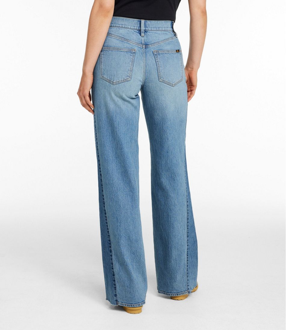 Women's Signature 1912 Premium Jeans, High-Rise Relaxed Wide-Leg L.L.Bean Classic