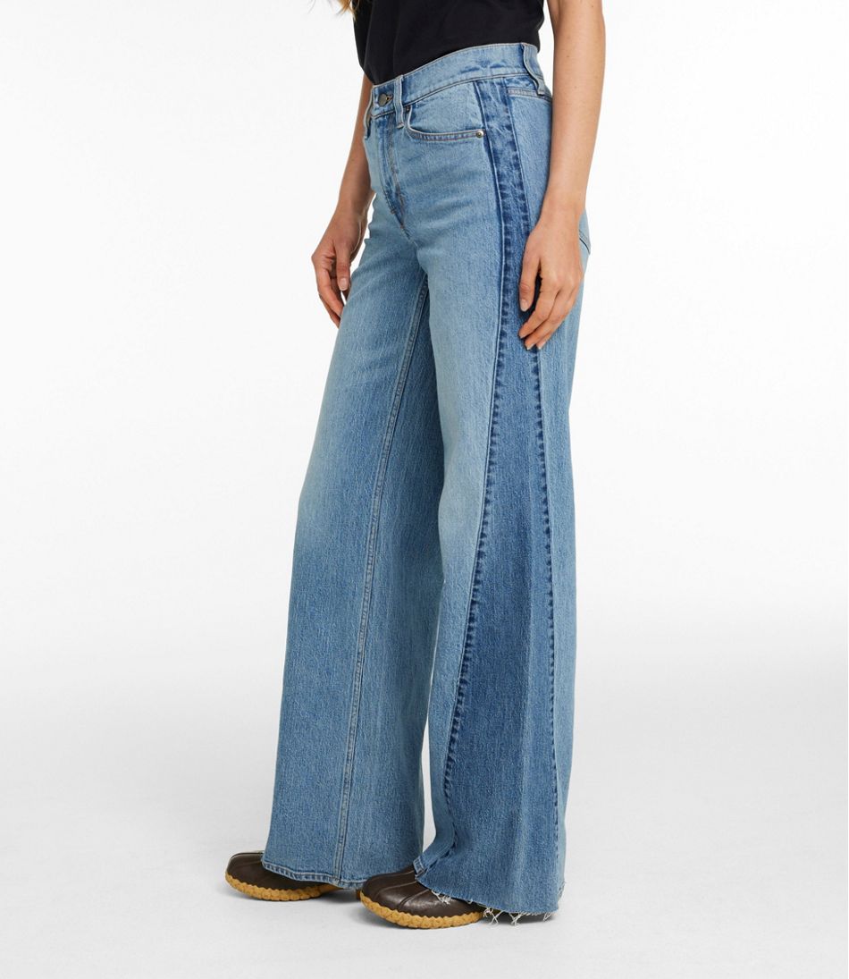 Women's Signature 1912 Premium Jeans, High-Rise Relaxed Wide-Leg L.L.Bean Classic