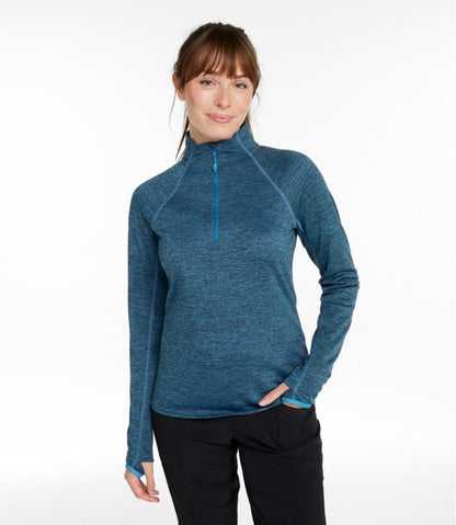 Women's Primaloft ThermaStretch Fleece 1/4 Zip Pullover L.L.Bean Essential