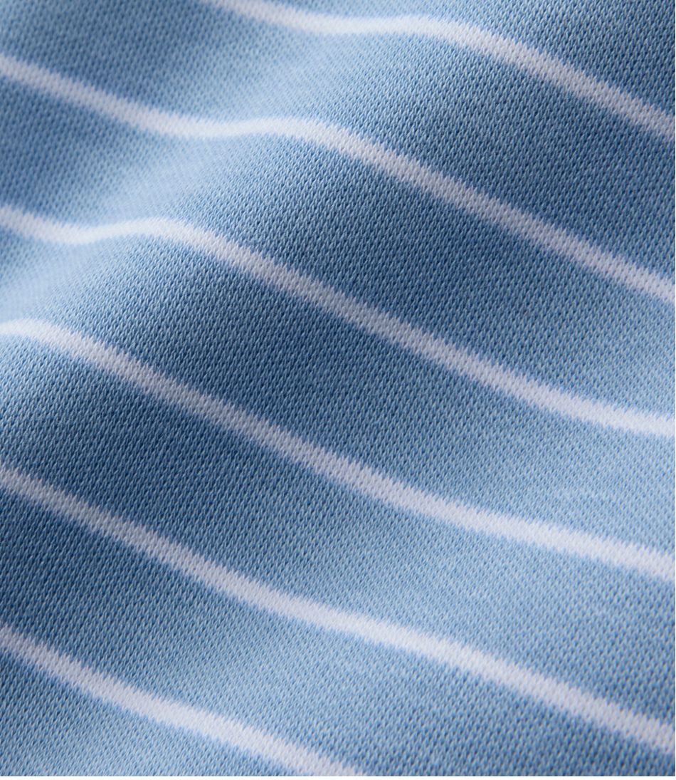 Women's Pima Cotton Tee, Long-Sleeve Crewneck Cardigan Stripe L.L.Bean Everyday