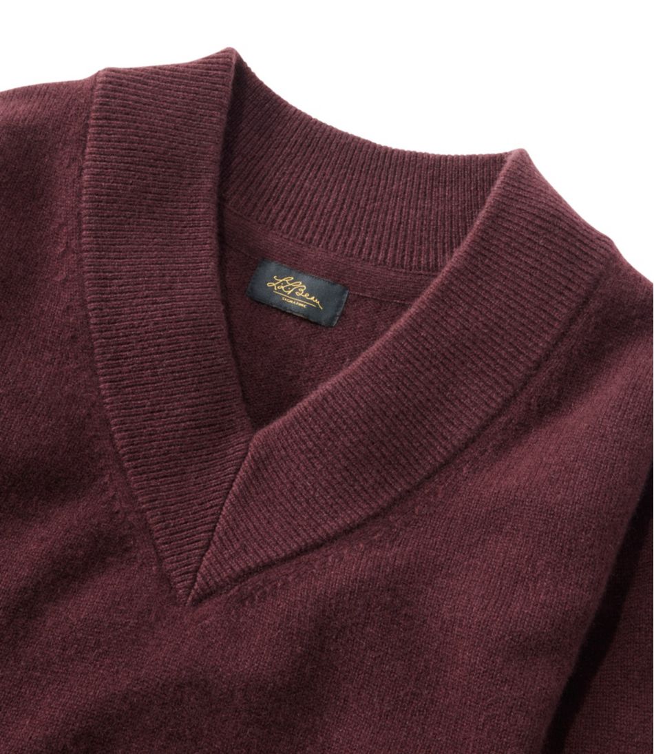 Women's Signature Premium Essential Cashmere Sweater, Relaxed V-Neck L.L.Bean Featured