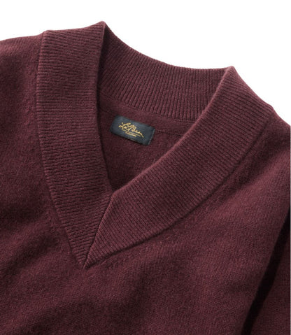 Women's Signature Premium Essential Cashmere Sweater, Relaxed V-Neck L.L.Bean Featured