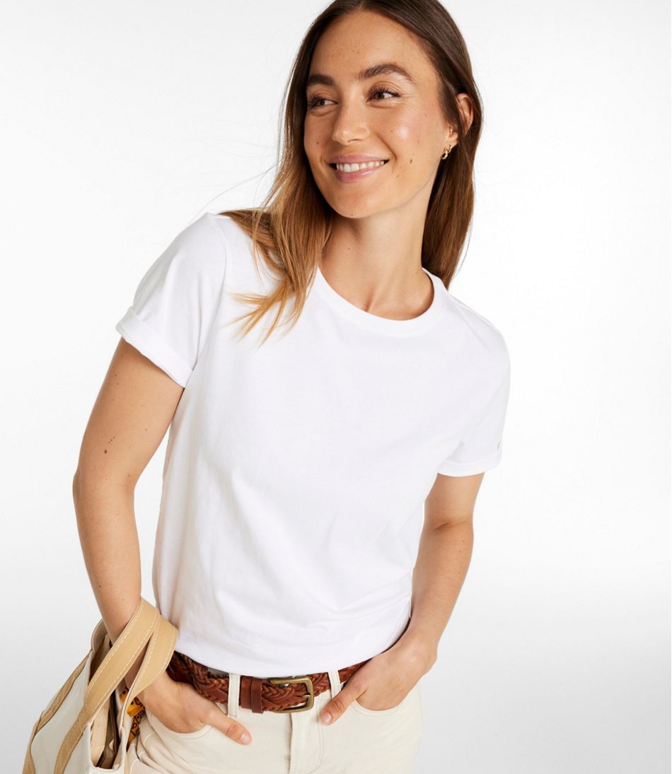 Women's Signature Premium Essential Tee, Short-Sleeve L.L.Bean Trending
