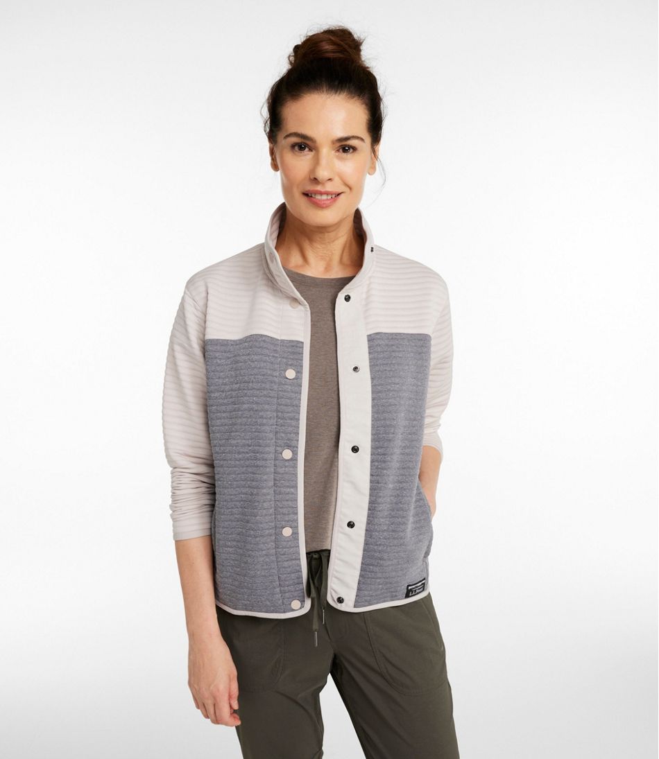 Women's Airlight Snap Front Jacket, Colorblock L.L.Bean Best Seller