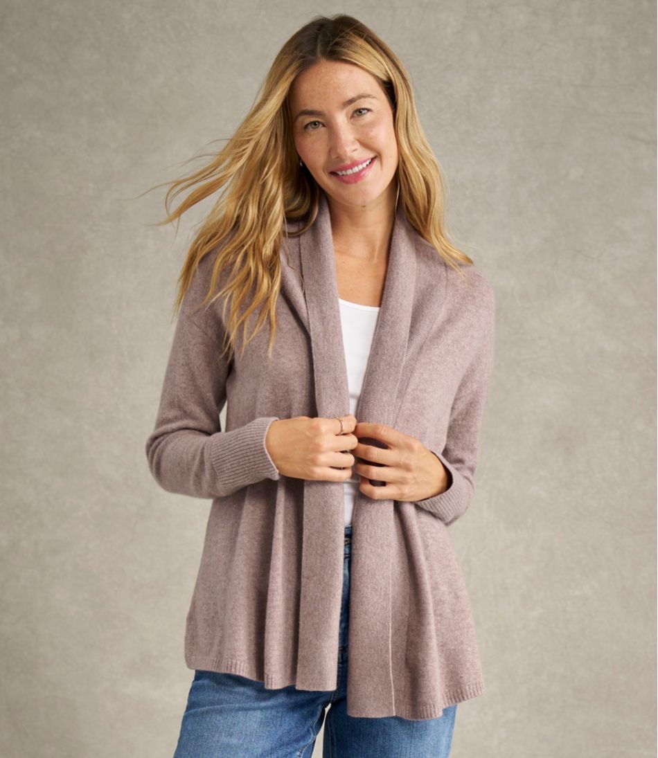Women's Classic Cashmere Sweater, Relaxed Cardigan L.L.Bean Recommended